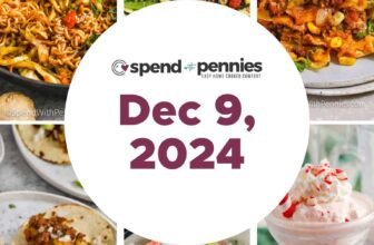 Weekly Meal Plan Dec 9, 2024