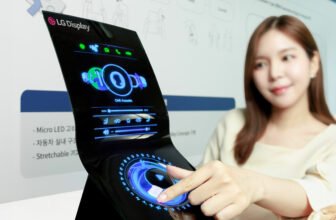 LG Show Unveils World’s First 50% Stretchable Show