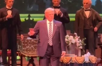 The Trump Robotic Has Returned to Middle Stage at Disney World, With a Facelift