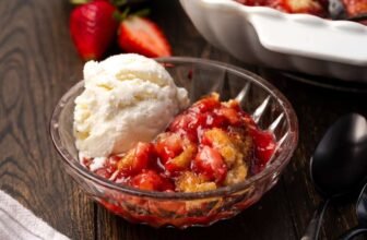 Strawberry Cobbler (Straightforward & Juicy!)