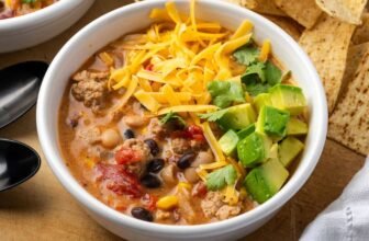 Creamy Taco Soup | Cookies & Cups